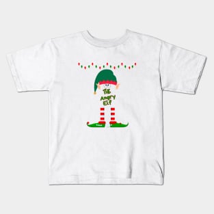 The Angry Elf Christmas Kids T-Shirt